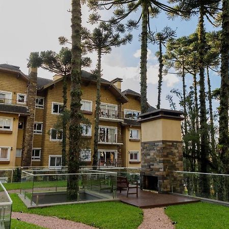 304/2 Apto Com Piscina Aquecida Gramado Buitenkant foto