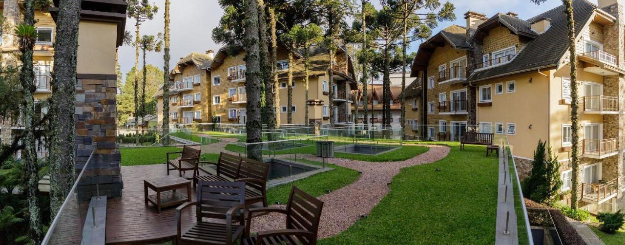 304/2 Apto Com Piscina Aquecida Gramado Buitenkant foto